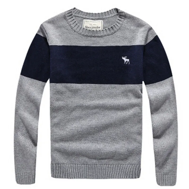 20152Y hedging round neck sweater men knit shirt wool