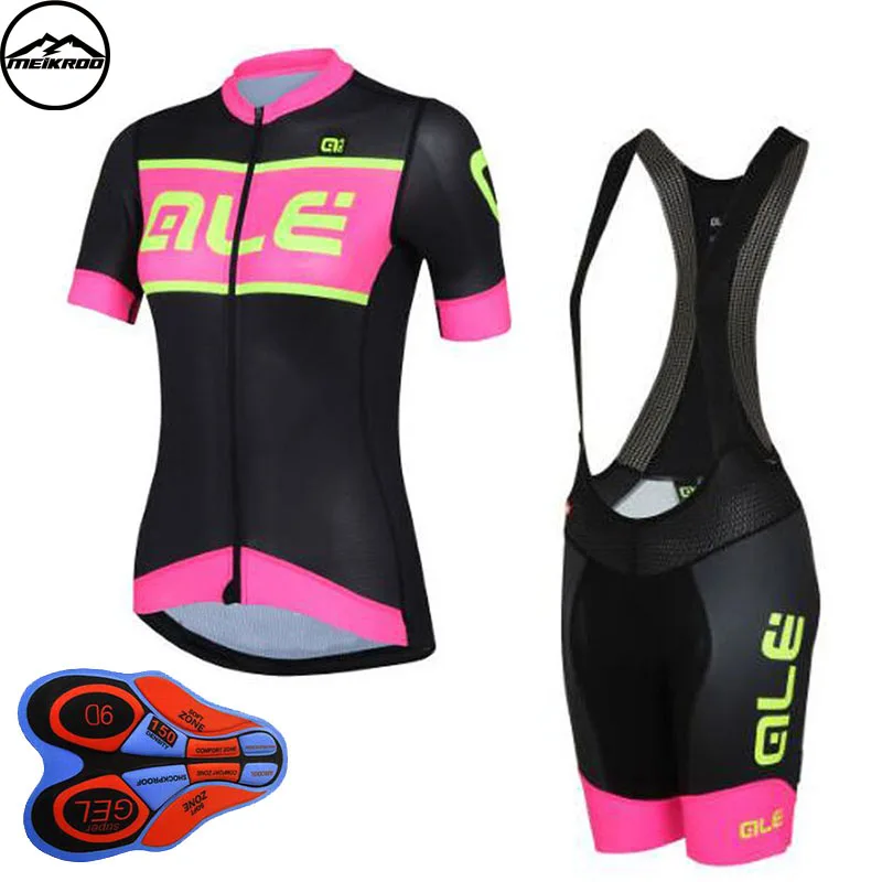 Women font b Cycling b font font b Jersey b font Sets Breathable Short Sleeve Sport