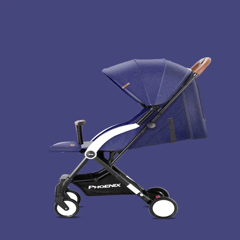 Воздухопроницаемый ультра-светильник для детской коляски, маленький портативный складной амортизатор, розовый, серый, синий, От 0 до 2 лет, детская коляска