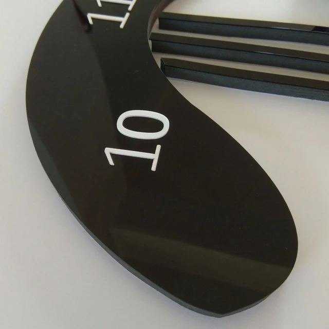 Új Érkezés 3D Akril Tükör Nagy Falórák Modern Otthoni Dekoráció Nappali Csendélet Falióra Matrica Kvarc Tű Óra - Image 3