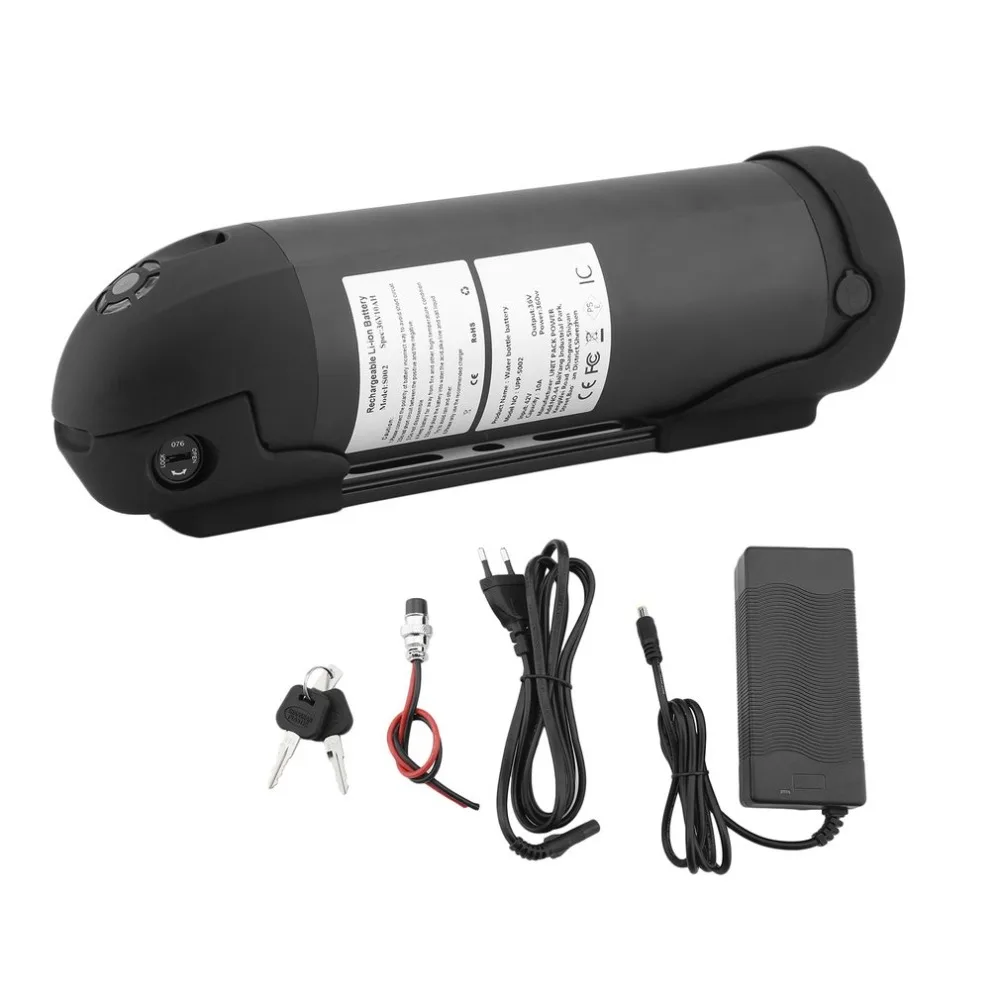 

High Power E-Bike Lithium Ion Battery 36V 10Ah 360Wh Pedelec Battery Set Electric Bike Power Tool With Bracket Charger
