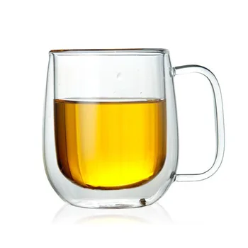 

Double Coffee Mugs With the Handle Mugs Drinking Insulation Double Wall Glass Tea Cup Creative Gift Drinkware Milk