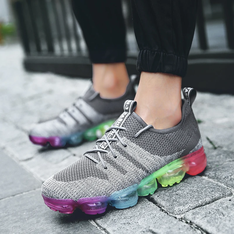 

Running Shoes Men Sneakers Vapormax Men Outdoor Sport Trainers Flynit Athletic Male Footwear Lace-Up Comfortable Sneakers Man
