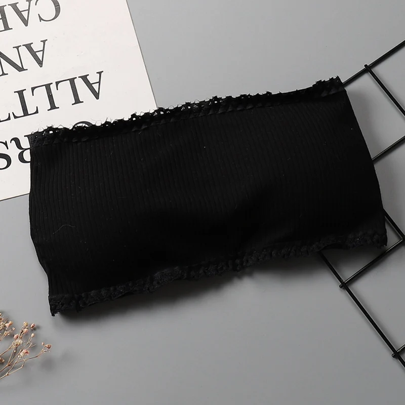 Boob Tube Strapless Bra Top Women Rib High Elastic Wireless Push Up Padded Back Closure 2019 New Stylish White Black Bandeau Top Boob Tube Strapless Bra Top Women Rib High Elastic Wireless Push Up Padded Back Closure 2019 New Stylish White Black Bandeau Top
