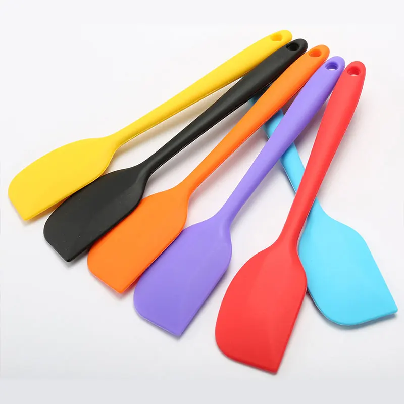 

Kitchen Silicone Cream Butter Cake Spatula Mixing Batter Scraper Brush Butter Mixer Cake Brushes Baking Tool Kitchenware