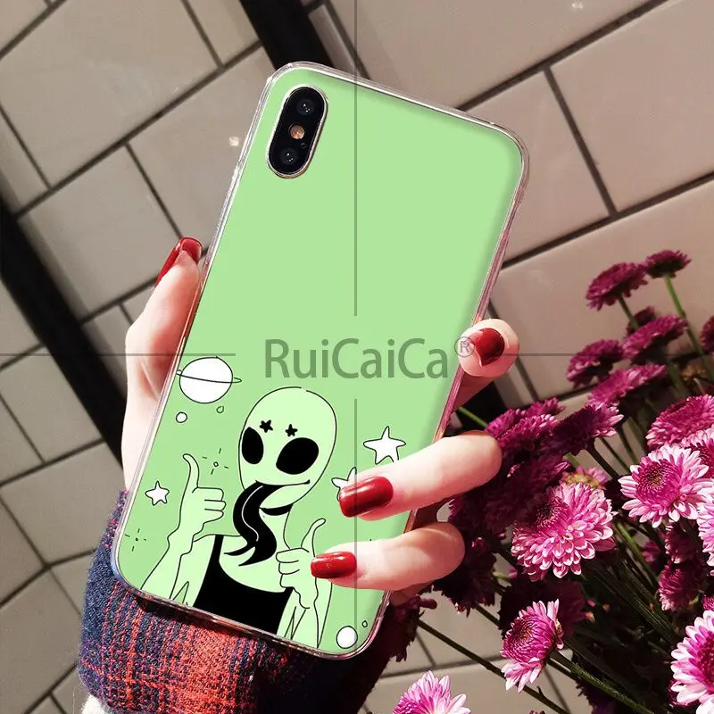 Stylish cartoon alien