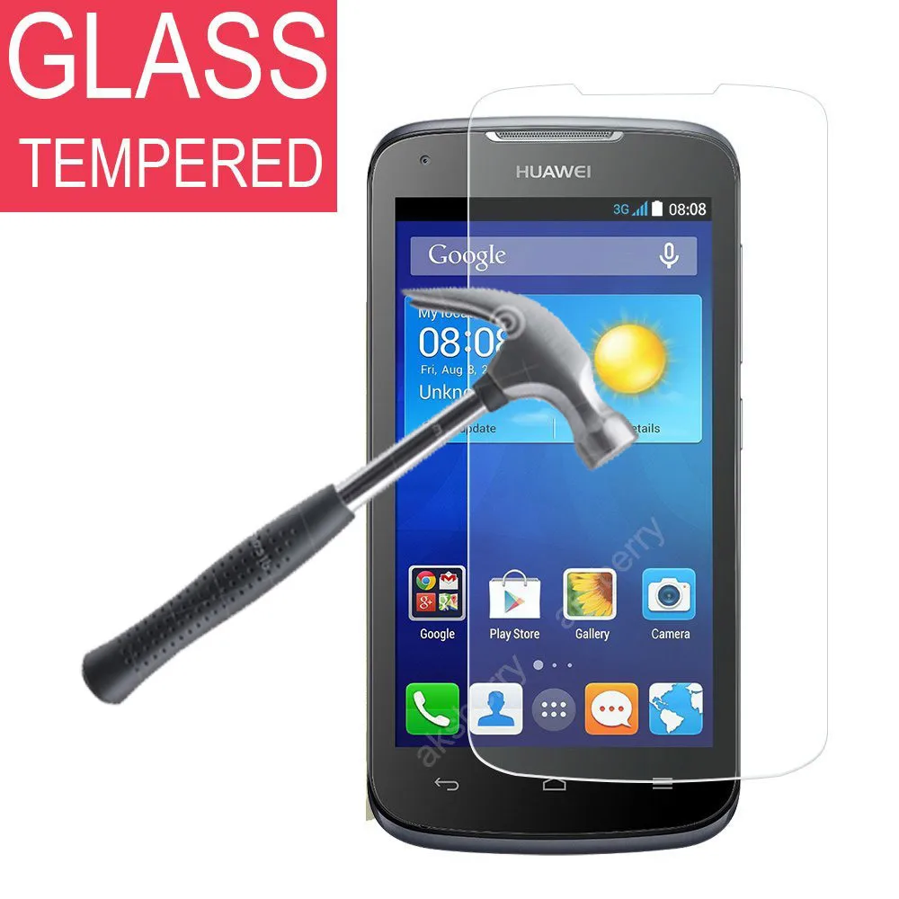 10pcs/lot.Tempered Glass Tough Screen Protector Film for huawei Ascend Y540 FREE SHIPPING |