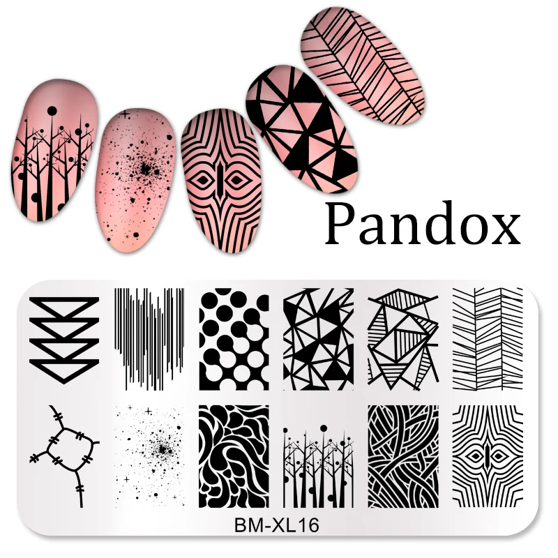 New Stylish Nail Art Stamping Image Plates DIY Polish Printing Stencil