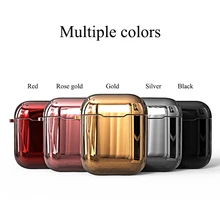 Покрытие для наушников для AirPods 1 2 чехол силиконовый мягкий резиновый полный защитный чехол для AirPods чехол мягкий чехол Модный чехол