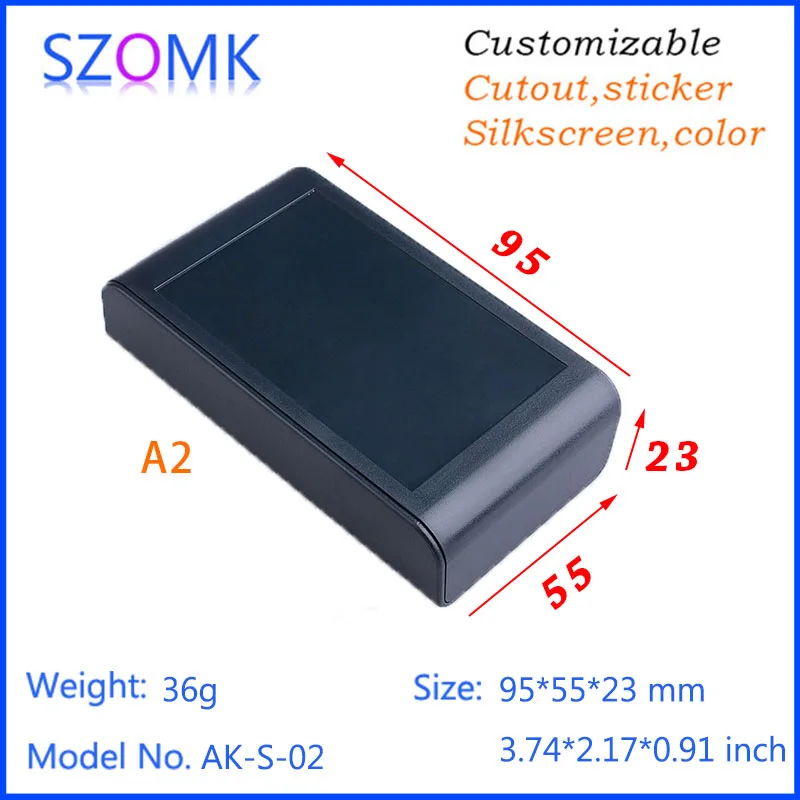 

szomk electrical cabinet abs plastic enclosure (4 pcs) 95*55*23mm plastic box case electronic project box China outlet enclosure