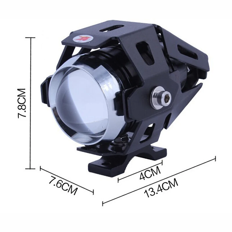 10 шт./лот 125 Вт мотоцикл 3000лм верхний ближний свет и вспышка CREE U5 светодиодный противотуманный Точечный светильник для вождения лампа головной светильник