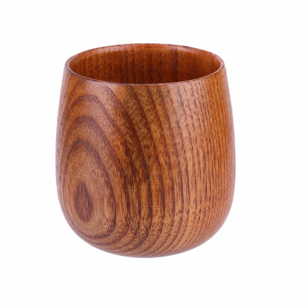 

120ML Retro Handmade Natural Wooden Cup Coffee Tea Beer Wine Juice Milk Water Cups Drinkware E5M1