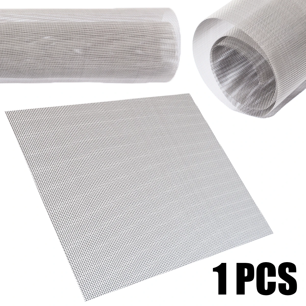 1Pcs 60 Mesh 304 Stainless Steel Filtration Woven Wire Mesh Cloth Screen 30x30cm with Weather Resistance For Industry Tools