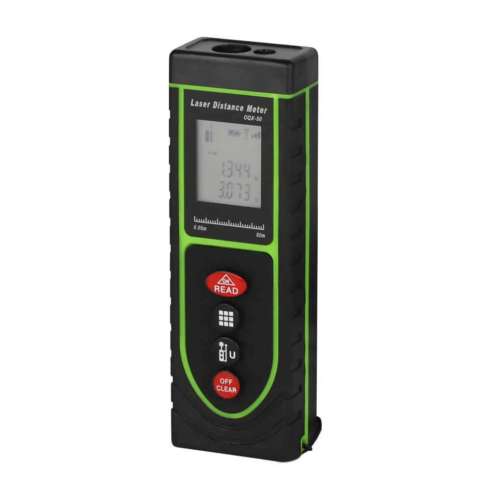 TAPECHX brand 50M latest mini laser distance meter laser rangefinder digital measuring tape with simple operation fast effecitve