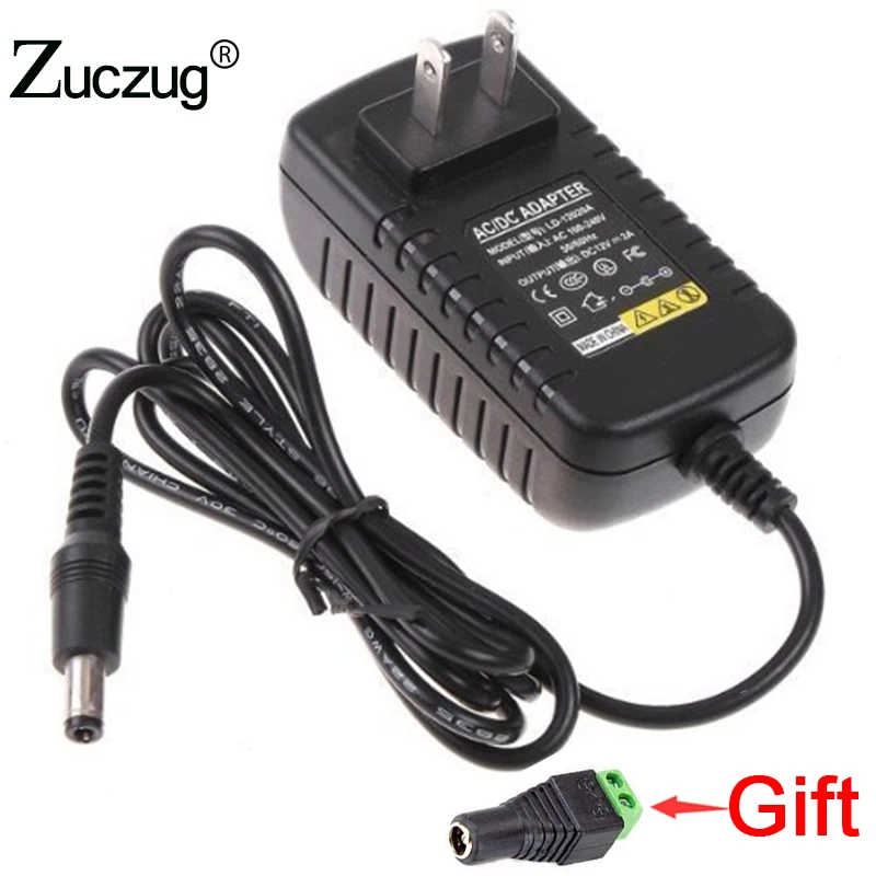 

Power Adapter 12V 3A EU/US Plug led driver Converter Transformer regulated Power Supply AC to DC 12 V Charger For LED Strip