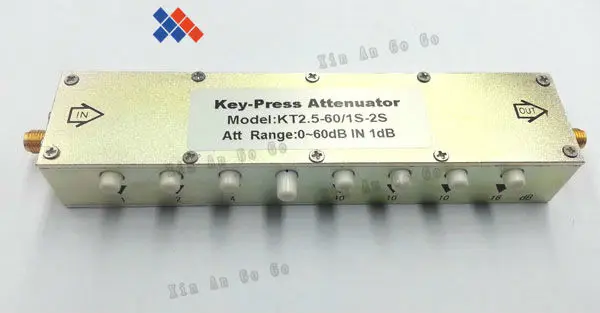 

SMA female Coaxial adjustable attenuator SMA-KT2.5-60/1S-2S 1db-60dB free shipping
