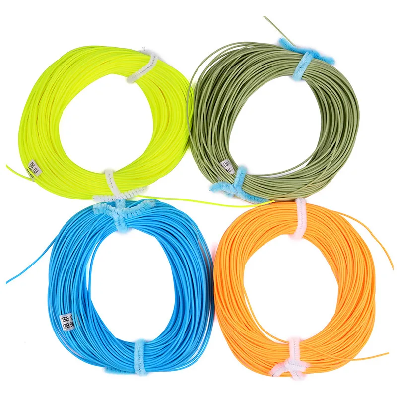 Fly Fishing WF 2 3 4 5 6 7 8WT Fly Fishing Line 100FT Weight Forward ...