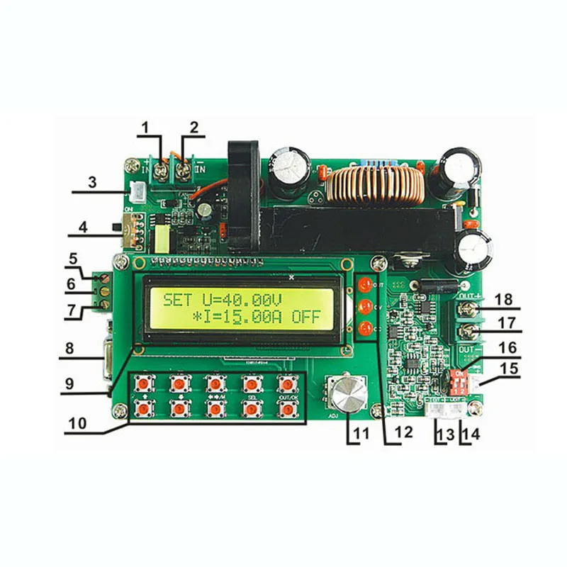 

DPS-6015 single output programmable switch power supply 60V 15A 900W DC-DC TTL serial interface