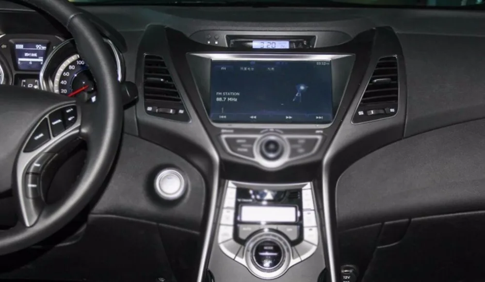 Flash Deal Octa Core Android 9.0 4GB+64G ROM Car DVD Player Navigation GPS Video music Fit Hyundai Elantra 2014 2015  Radio Stereo Audio 1