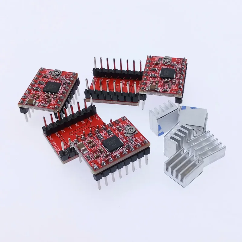 

5pcs 3D Printer parts stepper driver A4988 stepper motor driver module with heat sink