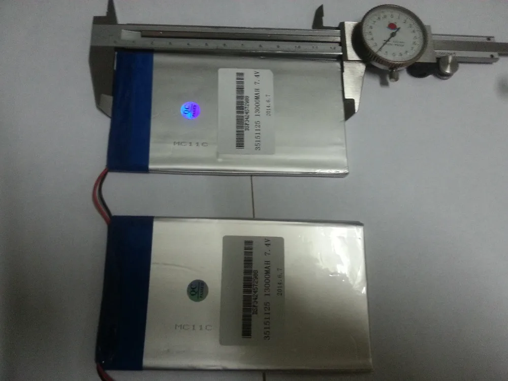 Comprimidos Baterias Faça Você Mesmo U30gt U30gt1 U30gt2 Duplo Quatro-núcleo Tablet pc Bateria 33161125 Tamanho: 3.5*151*125mm 7.4 v 13000 Mah - Imagem 3