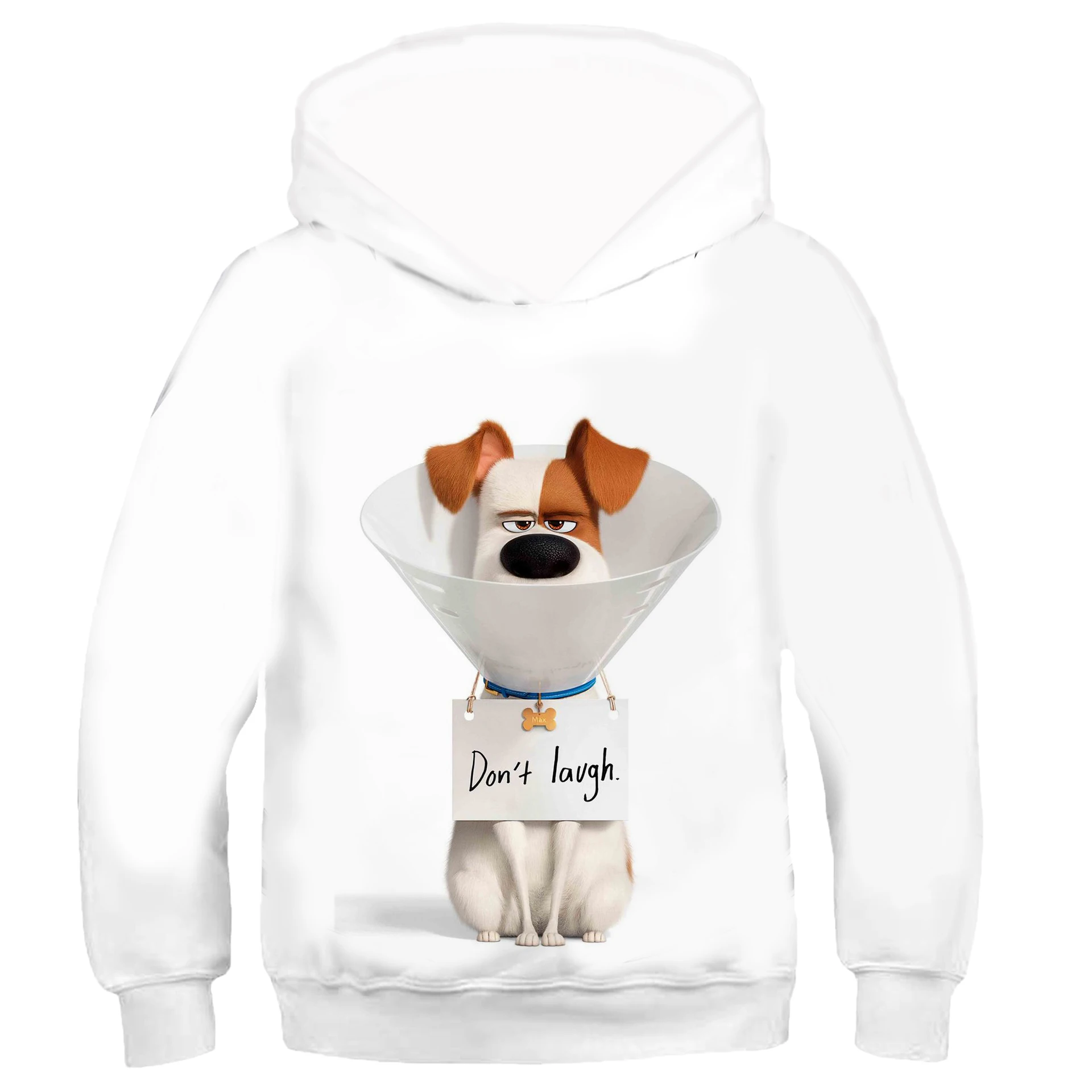 

Kids Hoodies The Secret Life of Pets 3D print Hoodie Snowball Cartoon boy sweatshirts Baby Girl Cat Dog autumn Spring coat 05
