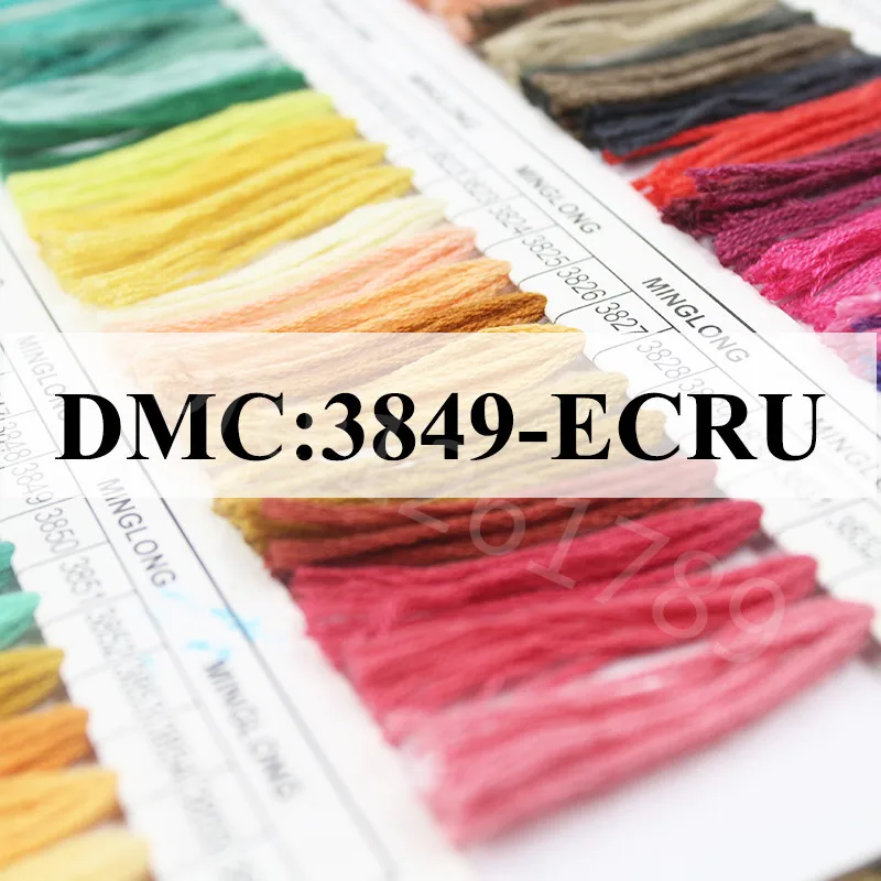 JOY SUNDAY DMC3849 ECRU нить для вышивки крестиком 10 шт./лот 1 2 м Набор сделай сам шитье