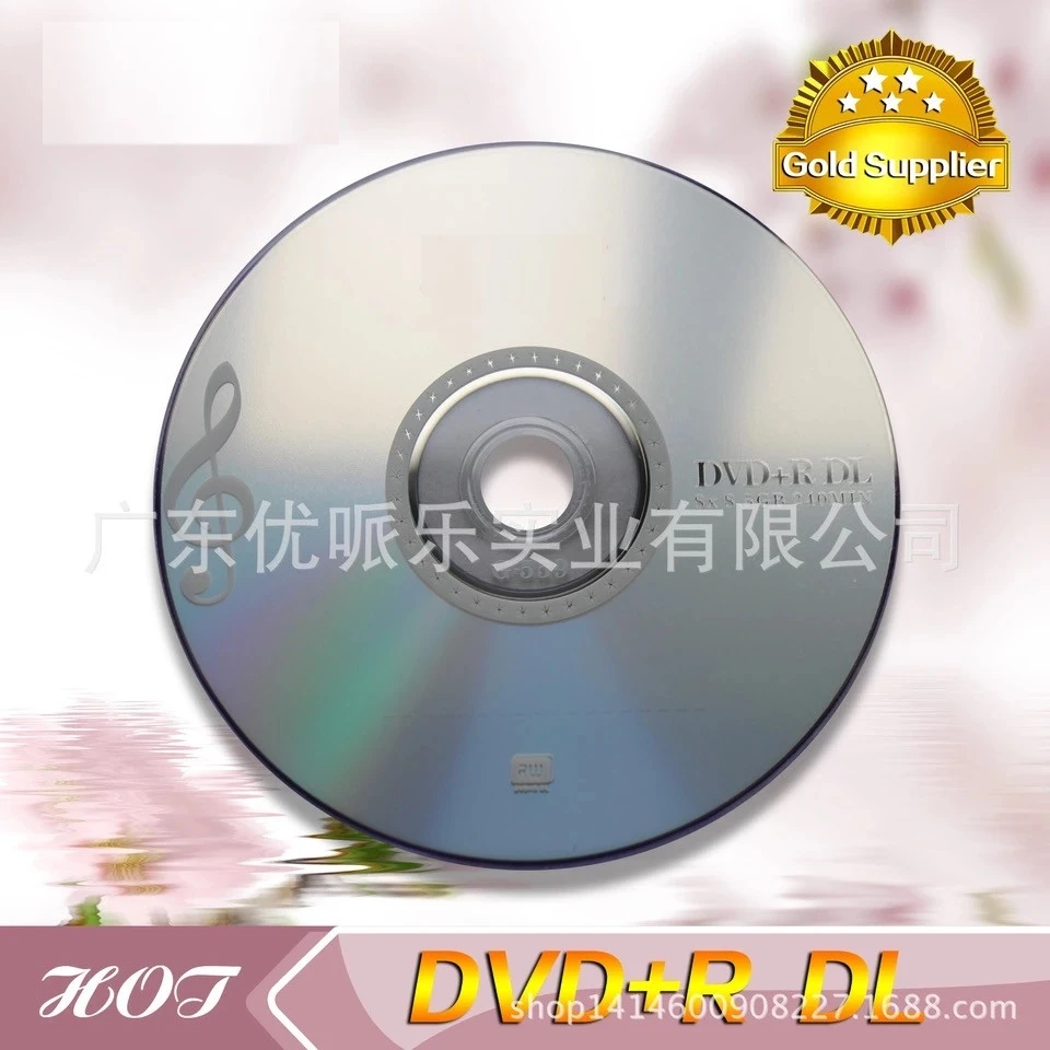 

5 discs Less Than 0.3% Defect Rate Grade A 8.5 GB Blank Printed DVD+R DL Disc