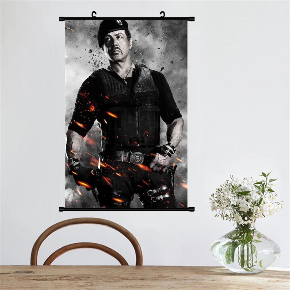 

The Expendables Wall Art Canvas Painting Pictures For Adults Stallone Home Decor Scroll Poster and Prints Oil Painting