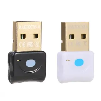 

USB Bluetooth 4.0 Adapter Wireless Dongle Receiver Transmitter Speed up to 3Mbps for Computer PC Black/White