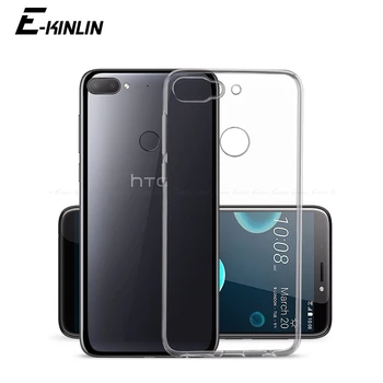 Перейти на Алиэкспресс и купить Прозрачный силиконовый чехол для HTC Desire 20 Pro 19s 12s 12 19 Plus 10 Lifestyle Evo Прозрачный Ультра тонкий полностью мягкий чехол из ТПУ