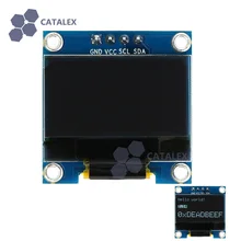 0.96″ Inch White I2C IIC OLED LCD Module Serial 128X64 LED Display for Arduino 51 MSP420 STIM32 SCR lcd display