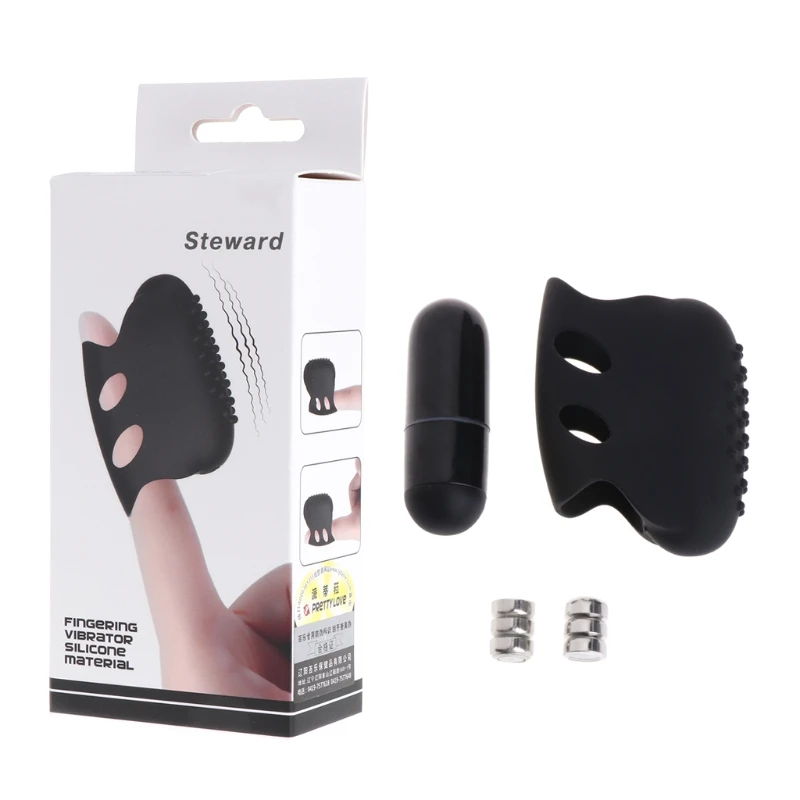 Female Finger Vibrator Clitoral G Spot Stimulator Finger Sleeve Adult font b Sex b font Toy