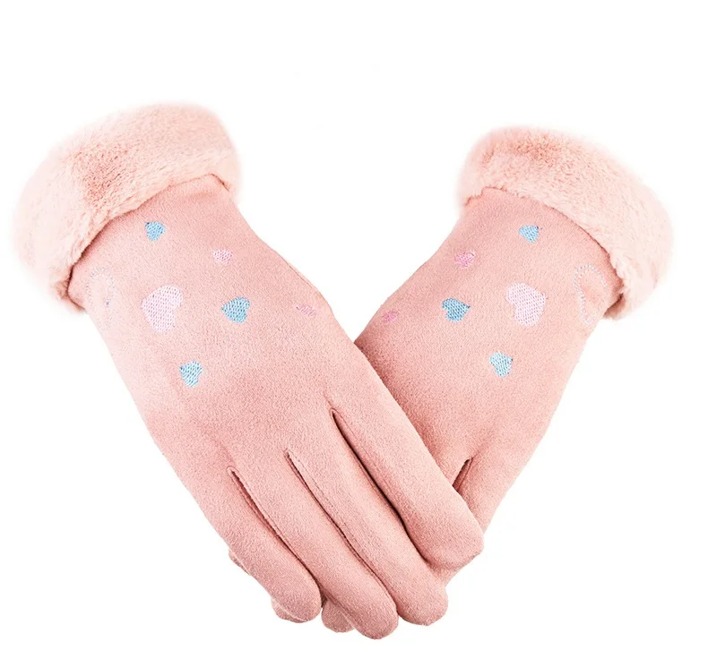 women Thick Thermal Windproof gloves