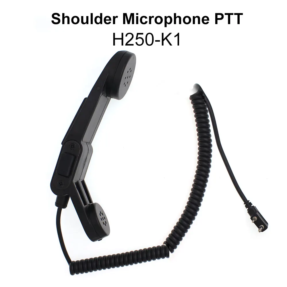 Портативный Динамик Mic плечо микрофон PTT для BaoFeng UV-5R 5X UV-82 GT-3 DM-5R KD-C1 TH-UV8000D двухстороннее радио