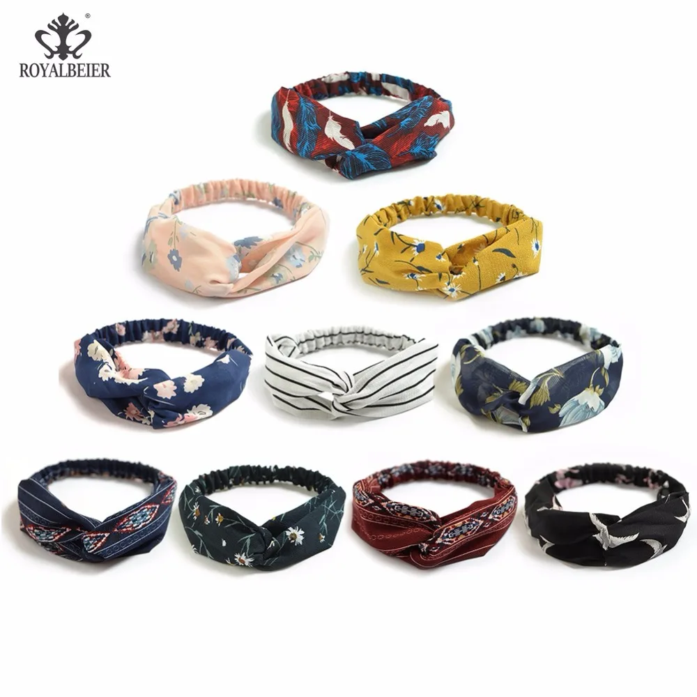 

Twist Turban Women Hair Hoop Band Bows Elastic Headkerchief Sport Hairbands Head Band Yoga Headbands Girls Headwear Headwrap