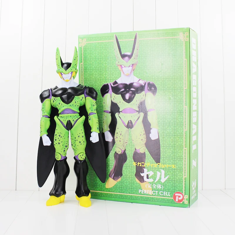 

48cm New Japan Anime Action Figure Dragon Ball Z DBZ Perfect Cell Form PVC Model Cartoon Collection Kids Gift Doll Dropshipping