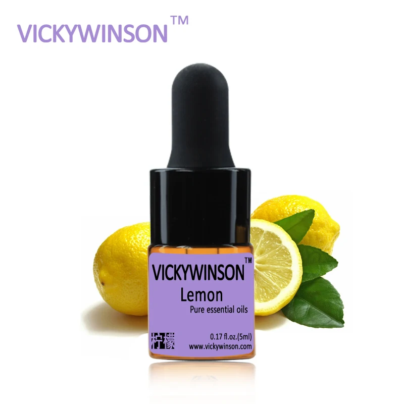 VICKYWINSON Lemon essential oil 5ml 100% Natural Pure ...