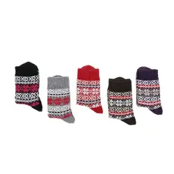 EFINNY Рождественский олень носки Новинки для женщин Дизайн Повседневное вязать шерстяные носки Для мужчин зимние теплые носки до лодыжки
