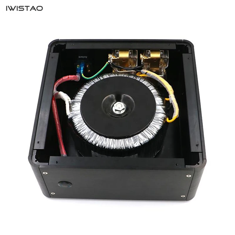 IWISTAO Toroidal Transformer 500W Balanced Isolation Box for Prealifire, CD player, Headphone Amplifier, LP