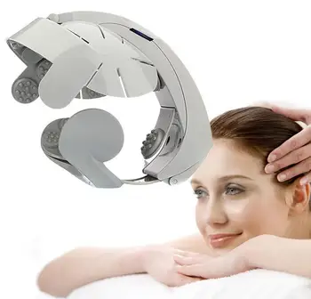 

Electric head massage device multifunctional vibration massage machine acupuncture points scalp head massager