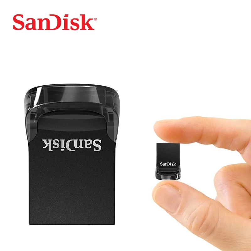 SanDisk CZ43 USB3.0 супер мини-usb Flash Drive 32 gb 64 gb USB флешки 3,1 до 130 МБ/с. 128 GB cle usb Флеш накопитель 16 GB USB Stick