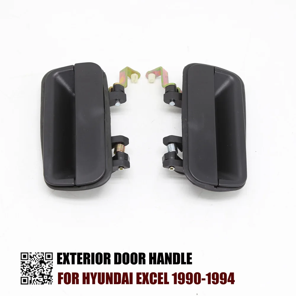 2PCS REAR EXTERIOR DOOR HANDLE FOR HYUNDAI EXCEL 1990 1994 82650 24000
