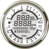 Waterproof Universal 6 in 1 Multi-function Gauges GPS Speedometer Tachometer 12V 24V Fuel Level Water Temp Oil Pressure 0~10Bar ► Photo 2/6