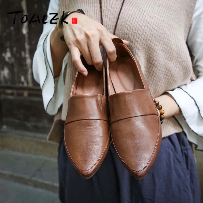 

Women's Shoes Soft Genuine Leather Fashion Casual Woman Driving Loafers Moccasins Shoes Large Size