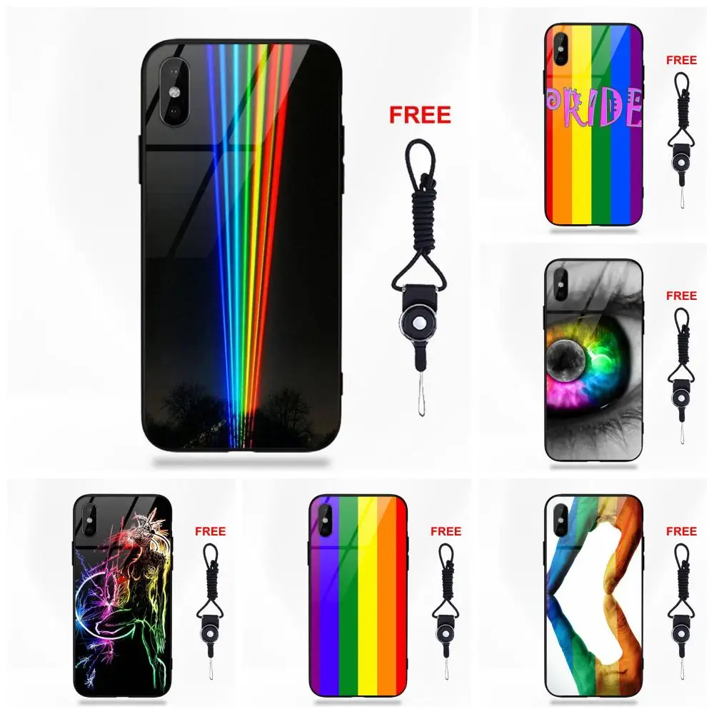 

Lgbt Gay Lesbian Pride Love Rainbow Flag For Galaxy S8 S9 Plus For Redmi 5 Note 5A 6 Huawei Honor 7X P20 Lite Mate 10 Pro
