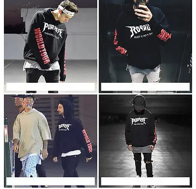 USA 2017 Justin Bieber Purpose The World Tour Hoodie Sweatshirt Black Unisex