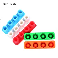 Ледяной куб лоток плесень делает дробь стекла es льда прессформы новые подарки лоток для льда инструмент для летних напитков ледяная стопка плесень