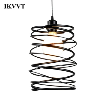 

IKVVT Restaurant Lighting Modern Simple Pendant Light Creative Personality Living Room Study Bar Hanging Lamp Decorative