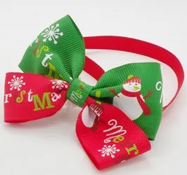 

100pc/lot Christmas Holiday Dog Bow Ties Cute Neckties Collar Pet Puppy Dog Cat Ties Accessories Grooming Supplies CP03